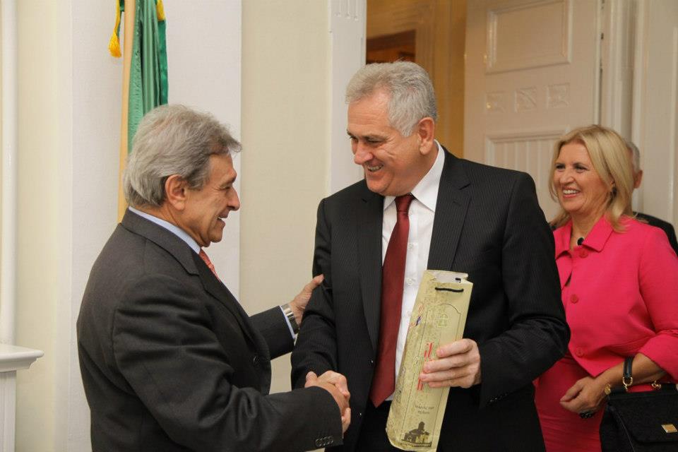 Comemoração da independência brasileira em Belgrado
